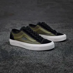 【今日特価】Vans Old Skool ブラック & グリーン クマ柄 得物人気推薦！軍事風ブラック & グリーン パッチワーク オリーブグリーン ヴィンテージ カジュアル ロートップ クマ柄 キャンバス スケートシューズ！送料無料！