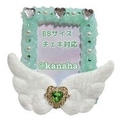 【B8】💚推しは天使💚 ウィング 硬質カードデコケース ホイップデコケース