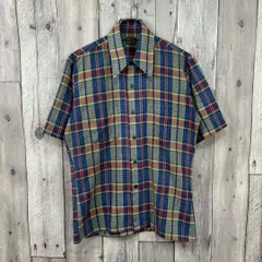 OLD J.C.Penney ジェイシーペニー 半袖 ドレス チェック シャツ