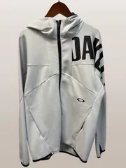 ◆OAKLEY オークリー ジップパーカー フーディジャケット グレー系 Sサイズ 保管臭あり アウター 中古◆18959