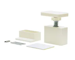 新品 平安伸銅工業 LABRICO DIY収納パーツ 2×4アジャスター強力タイプ オフホワイト 最大使用荷重40kg EXO-1