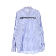 VETEMENTS (ヴェトモン) 19SS Metal Ring Long Sleeve Shirt USS196001 メタルリングストライプ長袖シャツ ブルーのサムネイル