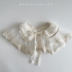 【⭐️閉店SALE⭐️】【Aosta】Lace winter cape[aowi25]