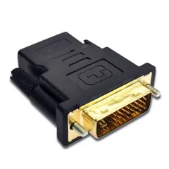 HDMI-DVI変換プラグ　HDMI(メス)-DVI(オス)変換アダプター