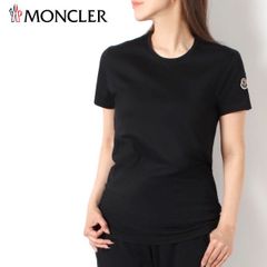 25SSモデル モンクレール MONCLER ワッペン付き 半袖Tシャツ【ブラック】 8C73200 V8058 999/【2025SS】l-tops