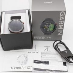 GARMIN Approach S70 47mm Black 010-02746-22 スマートウォッチ アプローチ ゴルフ ガーミン 本体