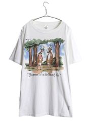 80s THE FAR SIDE Tシャツ 鹿 アニマル柄 ハンティング 特大 - メルカリ