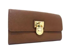 ■美品■ MICHAEL KORS マイケルコース レザー 二つ折り 長財布 ウォレット 札入れ 小銭入れ カード入れ ブラウン系 DK3100
