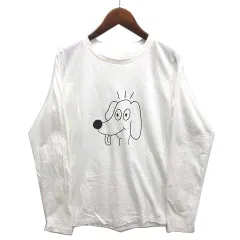 ヤエカ YAECA STOCK 加賀美健 KEN KAGAMI Tシャツ ロンT カットソー 長袖 ホワイト 白 Mのサムネイル