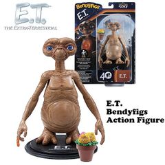 新品　E.T. The Extra-Terrestria BendyFigs Action Figure 【E.T. アクションフィギュア】　　ノーブルコレクション　E802
