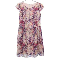 トッカ 花柄 フレンチスリーブ ワンピース 2 TOCCA 半袖 レディース 【中古】  【230701】