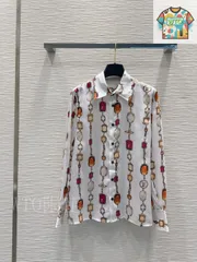 【今日WTO】LOUIS VUITTON 2025SS モノグラム浸透プリントシャツ-BH37