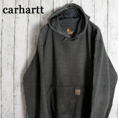 カーハート☆Carhartt 袖ロゴ プルオーバー 黒 XL相当 0009 - メルカリ