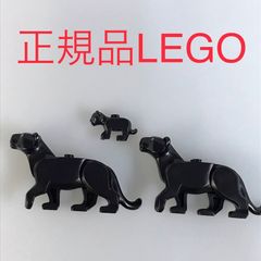 正規品 中古 LEGO レゴ   どうぶつパーツ　黒豹　黒ひょう　親子　3個　まとめ売り HN-631 ※ベビー　赤ちゃん　ミニフィグ用　動物園　レゴシティ 361