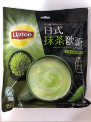 台湾 立頓 リプトン 日式抹茶歐蕾 抹茶オーレ  (15入/袋)