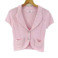 アールエフ カーディガン ニットジャケットブランド トップス レディース Mサイズ ピンク系 R.F 【中古】