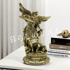 A　21cm　大天使 ミカエル　樹脂製　聖ミカエル　像　オブジェ　置物 A 21cm 大天使 ミカエル 樹脂製 聖ミカエル 像 オブジェ 置物 - メルカリ