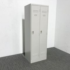 2人用ロッカー J型 鍵付き イトーキ ホワイトグレーW
