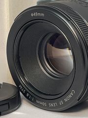 Canon ef50mm STM 箱付　美品　キヤノン