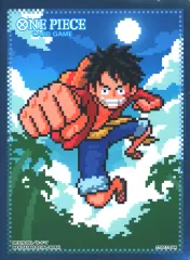 【新品】サプライ ONE PIECE カードゲーム オフィシャルカードスリーブ8 モンキー・D・ルフィ(ドット)