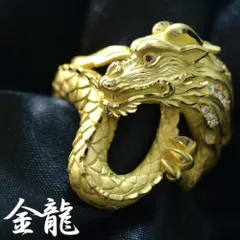 K18 ゴールド 3g 18金 ドラゴンモチーフ 片耳用【dd411255】