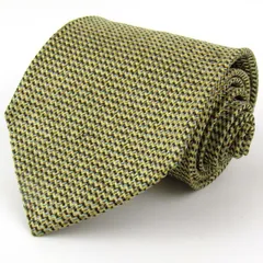 ミッソーニ ネクタイ 総柄 シルク混 イタリア製 ブランド メンズ イエロー Missoni 【中古】