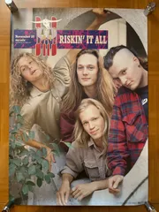 D-A-D / Riskin' It All (1991年) アルバム・プロモーション用ポスター (515x728mm)