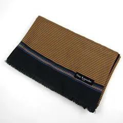 ギ・ラロッシュ マフラー チェック柄 ブランド 小物 メンズ ブラウン Guy Laroche 【中古】のサムネイル