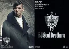 【中古】キャラカード(男性) NAOKI(三代目 J Soul Brothers) アーティスト・フォトカード 「CD On Your Mark～ヒカリのキセキ～」 初回限定封入特典