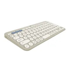【人気商品】薄型 軽量 415g 小型 K380sGY Bluetooth Logi Bolt 2 ワイヤレス 無線 キーボード KEYS Easy-Switch 日本語配列 電池寿命36ケ月 PEBBLE Windows Mac iPad ワイヤレスキーボーのサムネイル