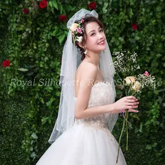 ウェディングベール ベール ホワイト 白 パール  結婚式 花嫁 二次会 パーティー ウェディング 手袋 フェミニン プリンセス 森ガール 前撮り ガーリー レース チュール 刺繍 シンプル