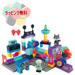 O BANDAI アンパンマンとみんなのおみせ　たっぷりブロックDX 幼児 知育玩具 キッズ ブロックあそび ブロック  3才以上 言葉 文字 簡単操作 クリスマス お祝い 贈り物
