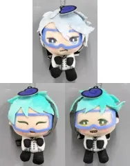 【中古】雑貨 全3種セット ＆ you モアプラス実験着キーチェーンマスコット“オクタヴィネル寮” 「ディズニー ツイステッドワンダーランド」