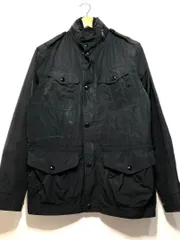 010160  POLO RALPH LAUREN ナイロン ジップ ジャケット S ブラック ミリタリー ポロ ラルフローレン