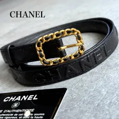 希少・美品✨シャネル チェーンベルト ゴールド金具 ココマーク レザー ネイビー 楽天市場】シャネル CHANEL ベルト チェーンベルト ココマーク