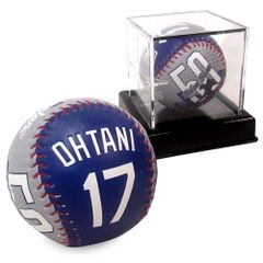 【新品 未使用】大谷翔平選手 ロサンゼルス・ドジャース 50-50 達成記念ボール ロゴボール 550個限定でシリアルナンバー入り MLB公式ライセンス品 記念品 ブルー