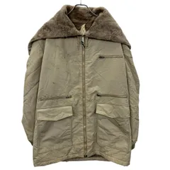 LONDON FOG ジャケット 48 XL～ アイボリー系 ロンドンフォグ タロンジップ 80's 80年代 ファー 切替 古着卸 アメリカ仕入 a705-5233