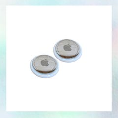 2個セット　Apple AirTag 純正　動作品 AppleID紐付け解除済み エアタグ NO.Y3034
