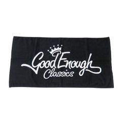 新品 GOODENOUGH グッドイナフ CLASSIC LOGO BLANKET GE-158009 クラシックロゴ ブランケット ブラック タオル 大小2枚組セット グッズ 小物 julz