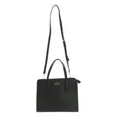 【美品】  KATE SPADE / ケイトスペード | 2WAY エヴァ ミディアム サッチェル ショルダー トート バッグ | ブラック | レディース
