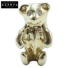 TROLLBEADS トロールビーズ 750 2Pダイヤモンド テディベア ビーズ