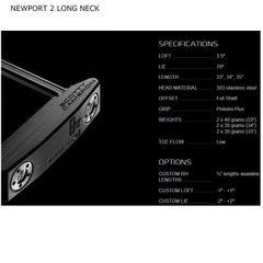 限定品】【新品】スコッティキャメロン B3 トリプルブラック LTD