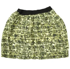 TOGA PULLA トーガ プルラ 日本製 プリントキュプラミニスカート TP02-FG271 Free BLACK/YELLOW イージー ボトムス g22624