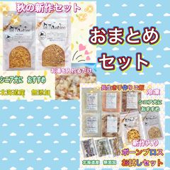 2セットおまとめ　シニア犬におすすめセット　長生き　レトルト　生フード　小分け　ボーンブロス　魚　鶏　牛　鮭　鱈　ブリ　高齢犬　離乳食　アレルギー　無添加　北海道産