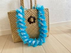 ハワイアンリボンレイ　クロシェット　フラダンス