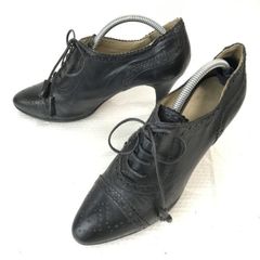 極美品☆ing イング ウィングチップ レースアップ 黒 日本製 24.5cm 
