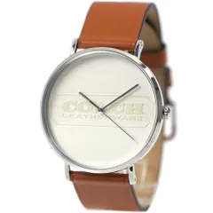 コーチ 腕時計 メンズ チャールズ 41mm チョーク×オレンジ レザーベルト COACH 14602600のサムネイル