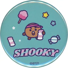 【中古】バッジ・ピンズ SHOOKY(シュガ) 缶バッジ 「BT21 CAFE ～Pink candy shop～」