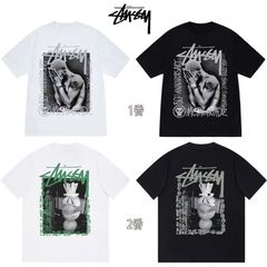 【新品未使用】STUSSY（ステューシー） × Goldie Metalheadz 30周年記念 Tシャツ ブラック＆ホワイト 2枚セット 半袖 ユニセックス メンズ レディース 綿100% 2025夏 正規品