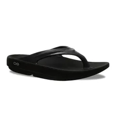 【新品】OOFOS ウーフォス サンダル リカバリーサンダル レディース ウーララ OOLALA BLACK レディース サンダル 黒 厚底 軽量 衝撃吸収 Oolala